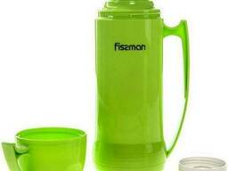 Термос Fissman Emerald с 2 чашками 450 мл Зеленый (psg_FN-VA-7926)