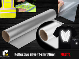 Термотрансферна плівка PRO Reflective світловідбиваюча світло-сіра 100 пог. м. (1*0,5м)