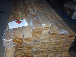 Термований планкен із сосни, косий, струганий, 18х120х4000