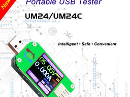 Тестер USB смарт RD UM24C Bluetooth для проверки USB потребления и емкости устройств, а та