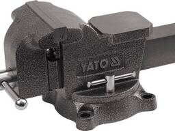 Тиски слесарные вращающиеся с наковальней, губки 150 мм, масса 19 кг Yato - YT-65048