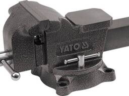 Тиски слесарные вращающиеся с наковальней, губки 200 мм, масса 29,5 кг Yato - YT-65049
