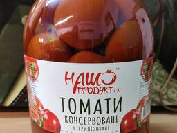 Томаты консервированные 3 л СКО