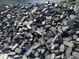 Торфобрикет в мішках та термоусадці