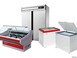 Торговый холодильник-витрина, шкаф (морозилка/морозильник)