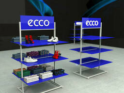 Торговые стойки  для одежды и обуви Украина