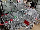 Торговые тележки б у, покупательские тележки б/у - фото 3