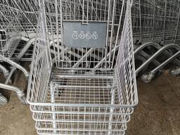 Торгові візки 80 л для магазину б у, купівельні візки бу, візок для покупця б у