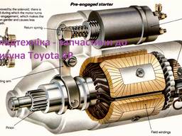 Toyota 4P стартер двигателя (тойота 4Р)
