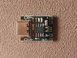 TP4057 USB-Type-C 5В 1А мини контроллер заряда с защитой - фото 1