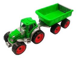 Трактор игрушечный с прицепом ТехноК (Зеленый) (3442TXK(Green))