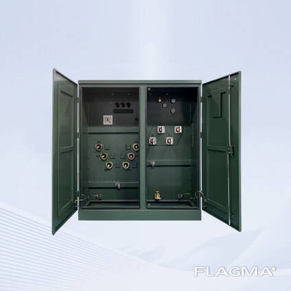 Трансформатор с трехфазной прокладкой