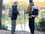 Трекінгова палиця 3-сек. Naturehike Men ST 01 6061 AL NH17D001-Z, алюміній, зелена - фото 1