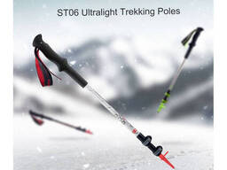 Трекінгова палиця 3-секційна Naturehike ST06 NH17D006-D, срібляста