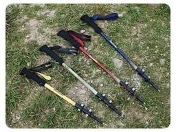 Трекінгова палиця Naturehike CNK2300DS010, 135 см, блакитна