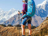 Трекінгова палиця Naturehike ST07 NH18D010-Z, 115-135 см, блакитна - фото 1