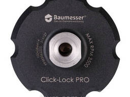 Тримач полірувальних падів алюмінієвий Baumesser 100*M14 магнітний Click-LOCK. ..