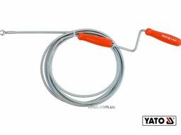 Трос для очищення каналізаційних труб YATO 5 мм x 3 м
