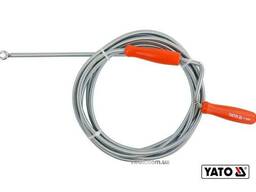 Трос для очищення каналізаційних труб YATO 6 мм x 3 м