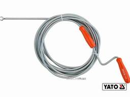 Трос для очищення каналізаційних труб YATO 6 мм x 5 м