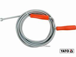 Трос для очищення каналізаційних труб YATO 9 мм x 5 м