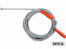 Трос для очистки канализационных труб Ø = 9 мм, l = 10 м, YT-25005 YATO