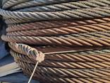 Трос. канат стальной б\у Д 28мм. Д12, 10, 9мм ГОСТ 7669-80 - фото 3