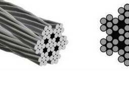 Трос нержавеющий ф 2мм, плетение 7х7, А2, А4, купить, цена,