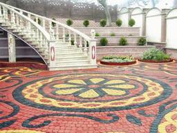 Тротуарная плитка, укладка и доставка.