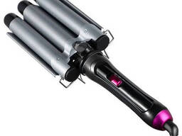 Тройная-плойка для завивки волос с тройным нагревом 65 Вт 220 В Domotec MS-481B с...