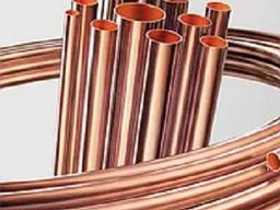 Труба медная 10х1,5мм М1, М2 твердная/мягкая