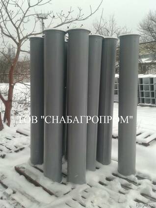 Самопливна труба СТ-3, Ø 300, довжина = 2 м, товщина = 2 мм, фланець