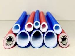 Утеплитель трубный (TubeFlex) 18х6 ламинированный красный