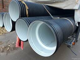 Трубы канализационные гофрированные диаметром 600 мм