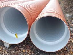 Трубы пластиковые канализационные гофрированные диаметр 1200