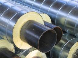 Трубы предизолированные 89/160 в СПИРО оцинкованной оболочке