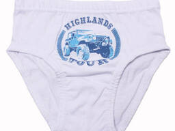 Трусы для мальчика Валери-Текс 0020-55-232-002-1 р. 48 Белый