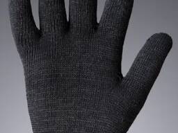 Трикотажні двошарові рукавиці, утеплені