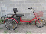 Трёхколёсный грузовой велосипед для взрослых Атлет большой - фото 1