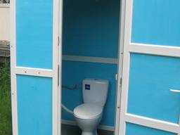 Туалетна кабіна з сендвіч-панелей, біотуалет.