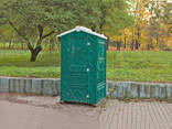Туалетная кабина биотуалет зеленый - фото 6
