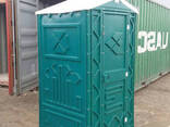 Туалетная кабина биотуалет зеленый - фото 7