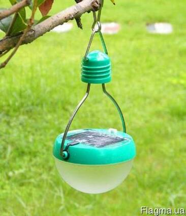 Туристический фонарь на солнечной батарее 6 LED