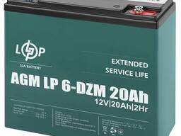 Тяговый свинцово-кислотный аккумулятор LP 6-DZM-20 Ah