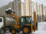 Уборка снега экскаватором - фото 2