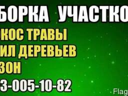 Уборка У Покос травы Спил деревьев Уборка пней