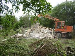 Уборка участков под ключ , демонтаж, вывоз