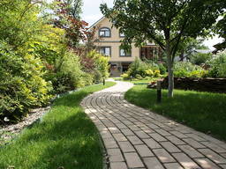 Укладка тротуарной плитки