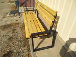 Уличная лавочка, скамейка - фото 2