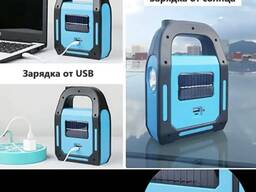 Уличный фонарь на солнечной батарее, многофункциональный фонарь светильник с зарядкой от U